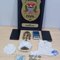 DISE de Andradina prende em flagrante suspeito pelo crime de tráfico de drogas no bairro Barbaroto