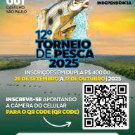 Últimos dias de inscrição para o 12º Torneio de Pesca Esportiva em Castilho