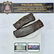 Polícia Penal de Lavínia registra 02 apreensões de drogas com visitantes