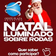 Natal Iluminado Sobre Rodas no Oeste Plaza Shopping em Andradina