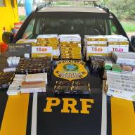 Polícia Rodoviária Federal de Água Clara apreende carga de medicamentos