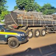 PRF apreende reboque adulterado em Água Clara (MS)