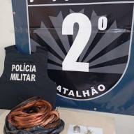 2º Batalhão de Polícia Militar realizaram a prisão de um autor de furto em Três Lagoas