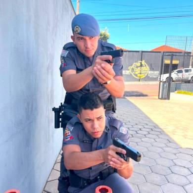 Polícia Militar promove treinamento de técnicas de patrulhamento em locais de alto risco em Guaraçaí