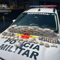 Polícia Rodoviária Estadual prende traficante com mais de 08 KG de drogas em Andradina 
