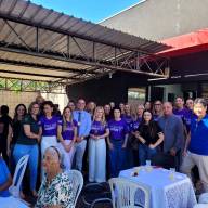 POLÍCIA CIVIL E OAB PROMOVEM CAFÉ DA MANHÃ EM ALUSÃO AO AGOSTO LILÁS EM DRACENA 