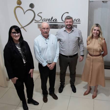 Santa Casa de Andradina recebe o Diretor-presidente da FEHOSP