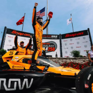 FÓRMULA INDY: Mexicano Pato O’Ward vence corrida 1 em Milwaukee