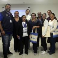 Santa Casa de Andradina recebe Conselheiro do COREN-SP para palestra com a equipe de enfermagem