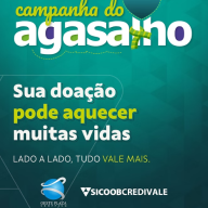  Sicoob Credivale no Oeste Plaza Shopping de Andradina Participou da Campanha do Agasalho