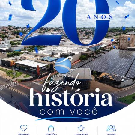 20 anos de Oeste Plaza Shopping, fazendo história em Andradina
