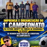 Em Andradina houve reunião dos organizadores do 1º Campeonato de Futebol Society de Forças de Segurança da região