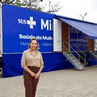 ANDRADINA RECEBE CARRETA DA SAÚDE VOLTADA AO ATENDIMENTO FEMININO