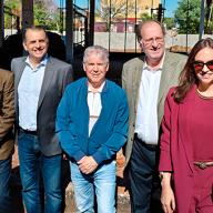Membros do TCESP visitam obras da nova sede da Unidade Regional de Andradina