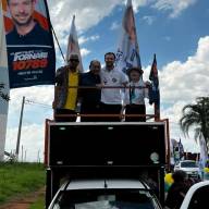 Carreata de Dr. Filipe Fornari leva clima de campanha à Andradina