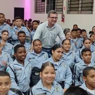 Patrulha Mirim da PM de Três Lagoas realiza formatura de graduação com 60 crianças e adolescentes