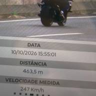 Motociclista é flagrado a 247 km/h pela Polícia Rodoviária Estadual em Birigui