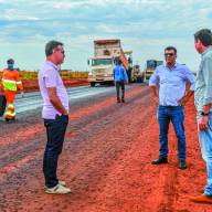 Pavimentação da MS-444 avança e entra na reta final em Selvíria