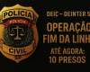 DEIC de Rio Preto deflagra Operação Fim da Linha e prende 10 criminosos foragidos do Nordeste DEIC de Rio Preto deflagra Operação Fim da Linha e prende 10 criminosos foragidos do Nordeste