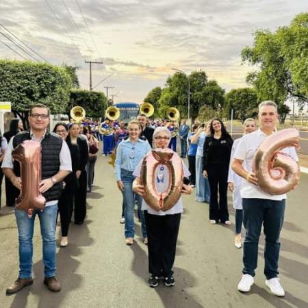 Banda Marcial Cristo Redentor de TL se apresenta na alvorada festiva do Hospital Auxiliadora em comemoração aos 106 anos da instituição Banda Marcial Cristo Redentor de TL se apresenta na alvorada festiva do Hospital Auxiliadora em comemoração aos 106 anos da instituição