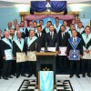 Loja Maçônica Cavalheiros de Andradina realizou sessão magna de elevação de irmãos