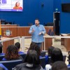 Alunos do 9º ano visitam a Câmara de Três Lagoas pela primeira vez