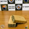 BAEP de Araçatuba não para abordagem e busca veicular localiza 02 tijolos de maconha, alvo de combate ao crime bairro Pinheiros