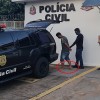 Homem resiste à prisão, mas é detido por policiais civis de Valparaíso após ameaçar esfaquear companheira