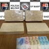 BAEP de Araçatuba prende 02 traficantes com 4 tijolos de pasta base de cocaína, alvo de combate Jardim América