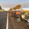 Polícias Rodoviária e Federal prendem homem com 361kg de maconha em Penápolis