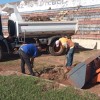 Estádio começa a ser preparado para os 88 anos de Andradina