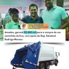 VICE-PREFEITO EDSON DO NASCIMENTO E GUSTAVO ALVES CONQUISTAM CAMINHÃO DE LIXO NOVO PARA SUD MENNUCCI NO VALOR DE R$ 600 MIL