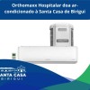 Empresa Orthomaxx Hospitalar doa ar-condicionado à Santa Casa de Birigui