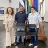 Rotary Clube Leste doa escadas para leitos à Santa Casa de Araçatuba