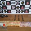 Força Tática de Araçatuba em ação prende morador do bairro Lago Azul com arma de fogo, dinheiro de tráfico e droga