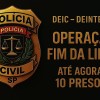 DEIC de Rio Preto deflagra Operação Fim da Linha e prende 10 criminosos foragidos do Nordeste