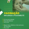 Araçatuba vacina contra influenza e polio neste sábado, 22