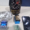 Polícia Militar em Três Lagoas realiza prisão de autor de tráfico de drogas e posse irregular de munição