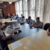 A comandante do Batalhão de Araçatuba e o delegado Seccional de Araçatuba participaram de reunião no CPI 10 de Araçatuba