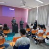 POLÍCIA MILITAR REALIZA ELETIVA EM ESCOLA ESTADUAL DE TUPI PAULISTA