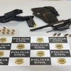 POLÍCIA CIVIL APREENDE DUAS ARMAS DE FOGO EM VALPARAÍSO