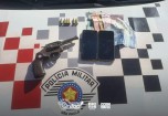 POLÍCIA MILITAR PRENDE HOMEM POR POSSE ILEGAL DE ARMA DE FOGO EM DRACENA/SP