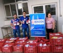 Ação solidária dos Supermercados Rondon rende 501 litros de leite para Santa Casa de Araçatuba