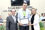 Investigador Geraldo Benedicto Spagnuolo Junior recebe medalha Tiradentes pela Câmara de Andradina