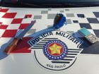 Polícia Militar de Castilho em patrulhamento prende homem por tráfico de drogas