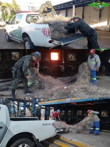 Polícia Ambiental de Penápolis destrói petrechos de pesca irregulares