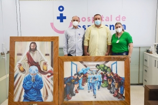 Hospital de Esperança ganha telas pintadas por presos da Penitenciária de Valparaíso