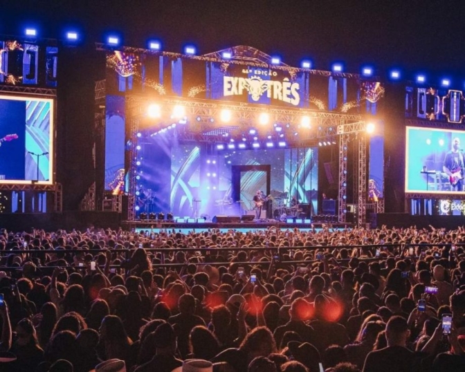 Três Lagoas 110 anos: Expotrês 2025 começa nesta quarta com shows gratuitos