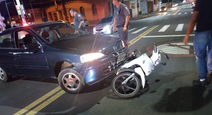 Estudante quase tem pé amputado em acidente na avenida Guanabara em Andradina