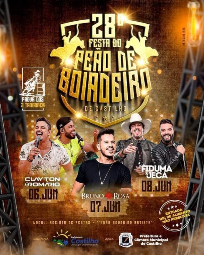 28ª Festa do Peão de Rodeio em Castilho começa dia 6 de junho com portões abertos